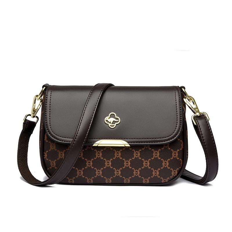 Versatile Simple Single-shoulde Fashionable and Stylish Saddle Women's Crossbody Bag