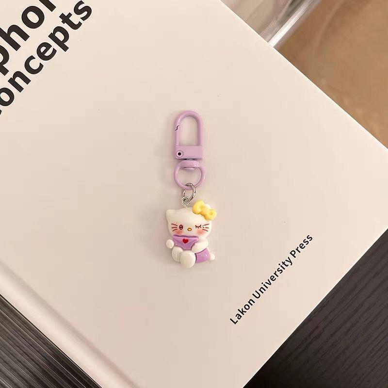 KT Cat Cartoon Keychain: Cute Best Friend Gift and Backpack Pendant Ornament