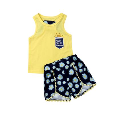UK Toddler Kids Baby Girls Clothes Dot Vest Tops Pants Summer 3PCS Outfits Set