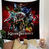 Killer Instinct Tapestry Wall Hanging, Fighting Game Art, Wall Decor for Bedroom Living Room Dorm