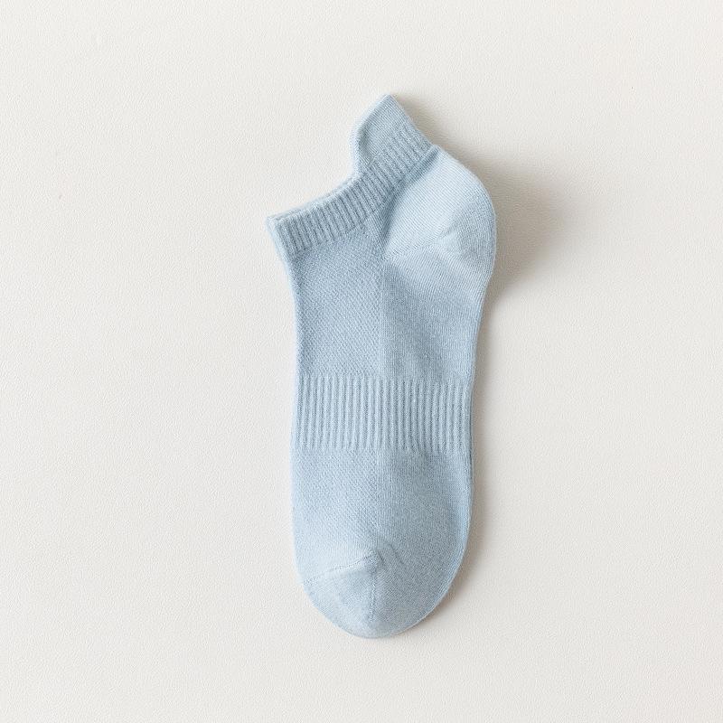 Plus Size Women's No-Show Boat Socks - Breathable Mesh, Solid Colors, Extra Wide, Summer Thin Ankle Socks