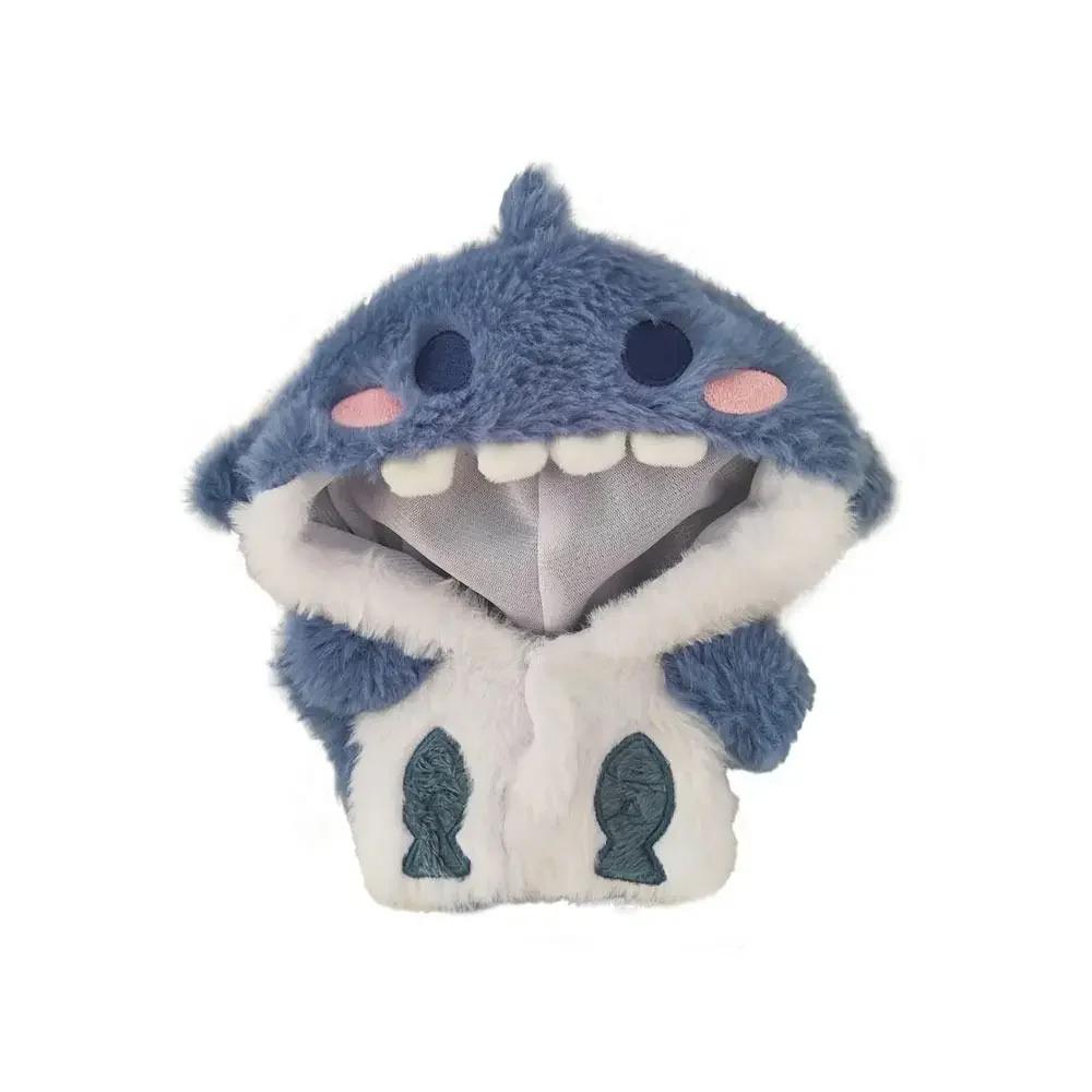 Playing House Toy Accessories Fox Wolf Bear 20cm Doll Clothes One-piece Garment Jumpsuits With Tail Cartoon Animal Outfit