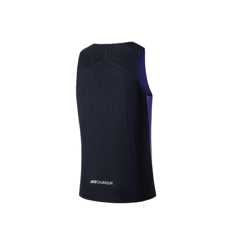 Anta Champion Series Fitted Sleeveless Round Neck Antibacterial Quick-Dry Vest Men tops 152610104-4