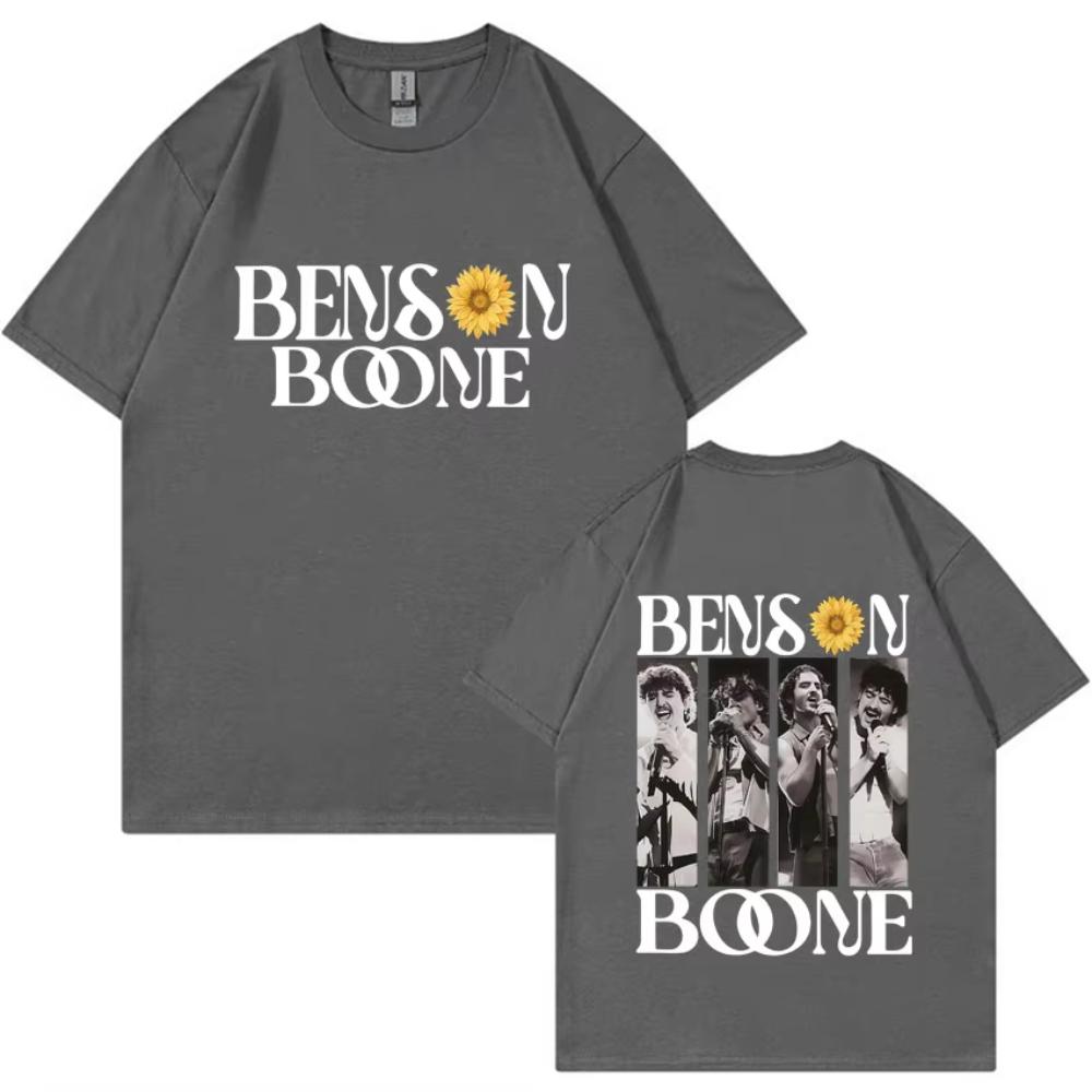Benson Boone American Heart Tour Gothic Graphic Humor T-Shirts Men Women Tshirt Cotton High Quality Cozy Casual Top