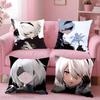 NNieR Automata B Pillow Case Cover Square Sofa With For Pattern Comfortable Cushion Suitable Of Room