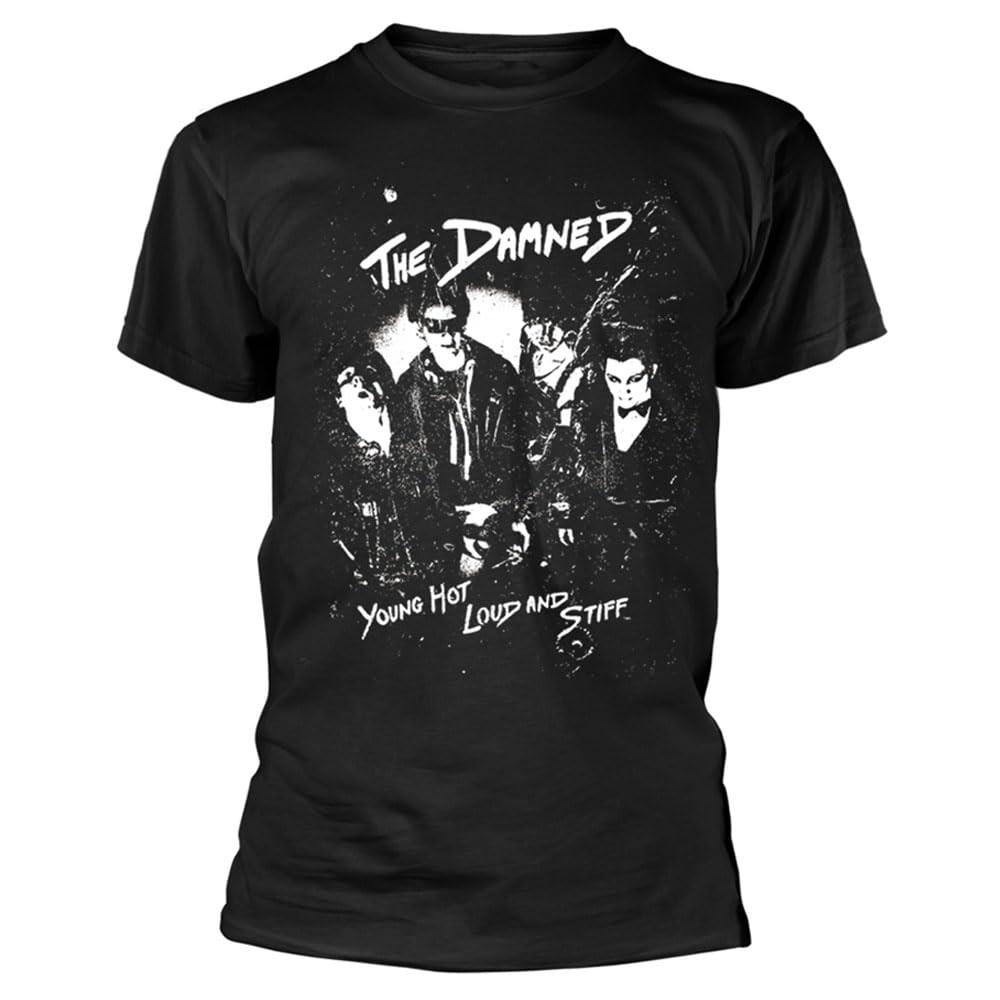 Plastichead The Damned Yhlas Band Logo T Shirt S Black S