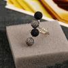 Korean Style Resin Diamond Alloy Bean Knuckle Ring - Retro Spring Design for Women