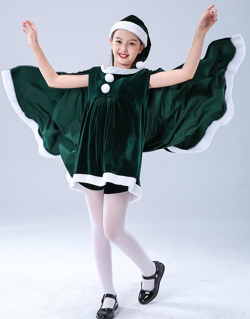 Santa Cosplay Costume for Christmas Outfit with Cape and Cute Santa Claus Red and Fluffy Santa Perfect for Costume Costume School Photo Cultural New
