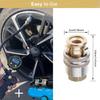 Upgrades  Locking Tire Valves  Connector Tire Air Chuck for Hassle frees Inflation in Automotive Enthusiasts Toolkits