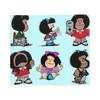 Mafaldas blankets Kawaii Cute Amine Flannel Funny Warm Throw blanket for Bedspread Summer