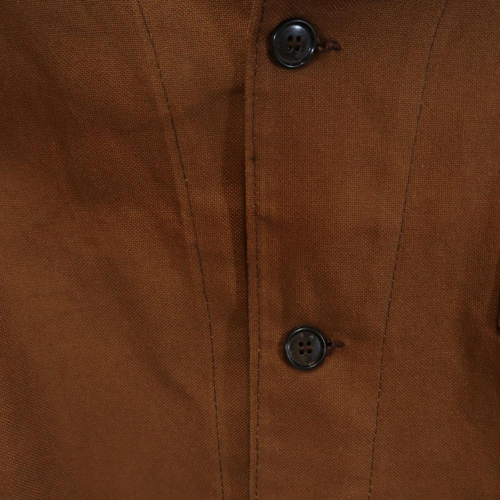 ITALIAN ARMY 70s Vintage Euro Work Prisoner Work Jacket 5h Brown Men's Used