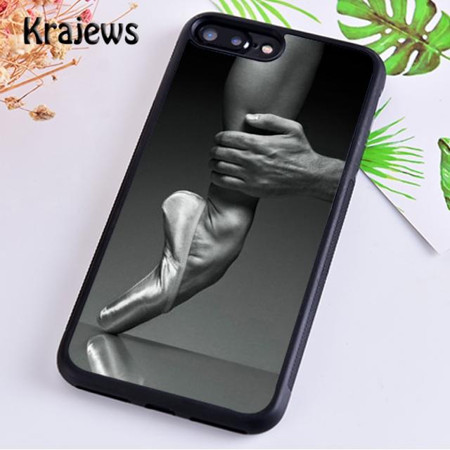 Krajews Balerínky Baletní Boty Tančící Dívka Pouzdro na Telefon Pro iPhone 14 5s 6s 7 8 plus X XR XS 11 12 13 pro max Samsung S21 S22 ultra
