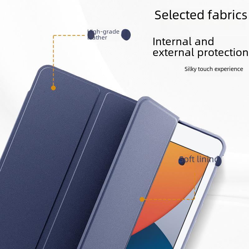 Ochranné kožené pouzdro pro iPad 10,2 palce pro Mini 4, Pro 10,5 a Air 2 - měkký silikonový kryt