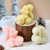 3D Niedliches Eichhörnchen Silikonform für handgemachte Aromatherapie-Kerzen und Gipsornamente