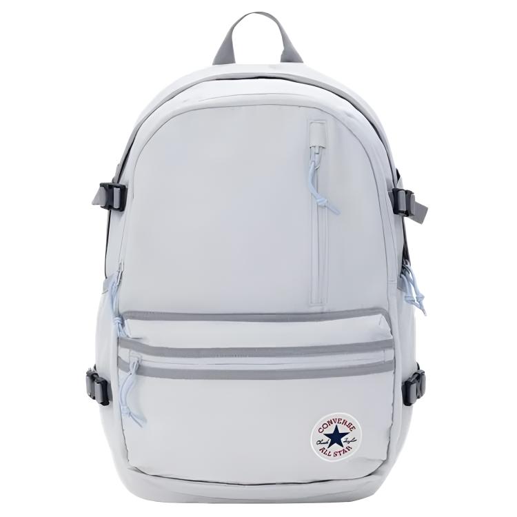 Converse Straight Edge 27L Logo Polyester Backpack Regular Unisex Couple Unisex backpack Gray UA5797-GCP Gray