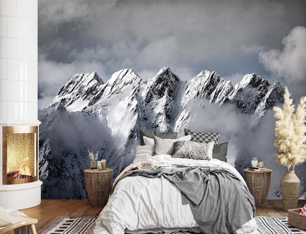 Wallpaper Mountains in winter
