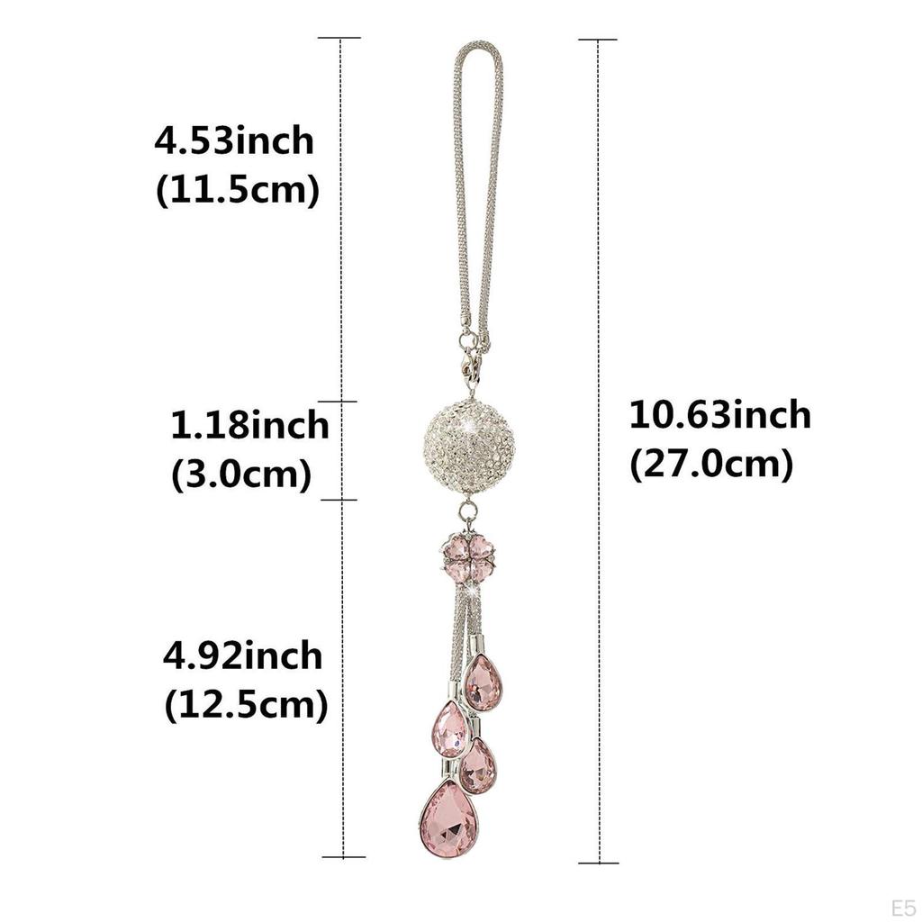 Bling And Drops Car Accessories, Decoration Pendant Crystal Rhinestone Shiny Ornament