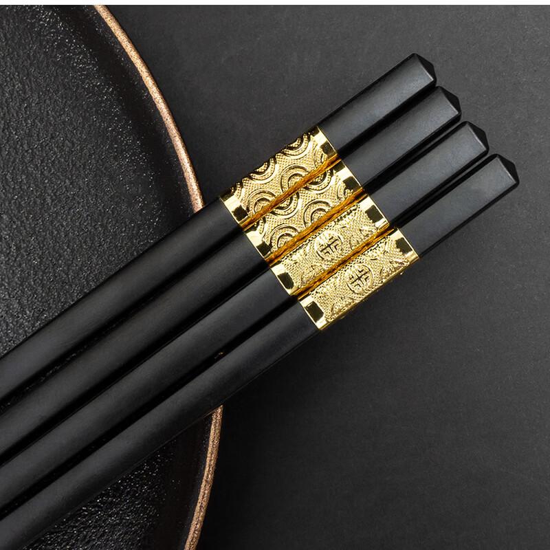 777 Alloy Chopsticks for Hotel & Canteen, 10 Pairs