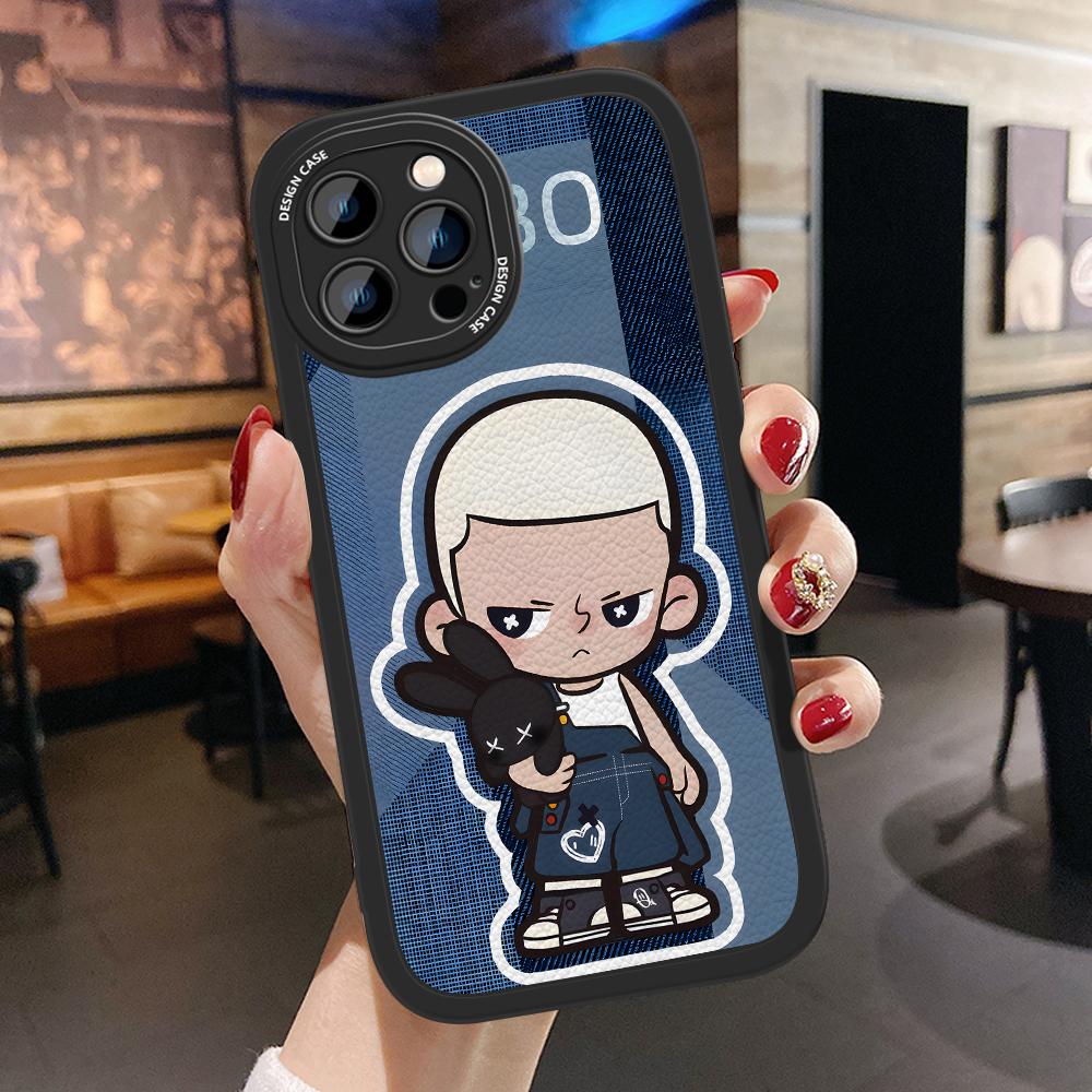 Slim Skin Feeling Cartoon Flowers Tulips Soft Silikon PU Kožený kryt Pouzdro na telefon pro Samsung Xiaomi Poco Redmi