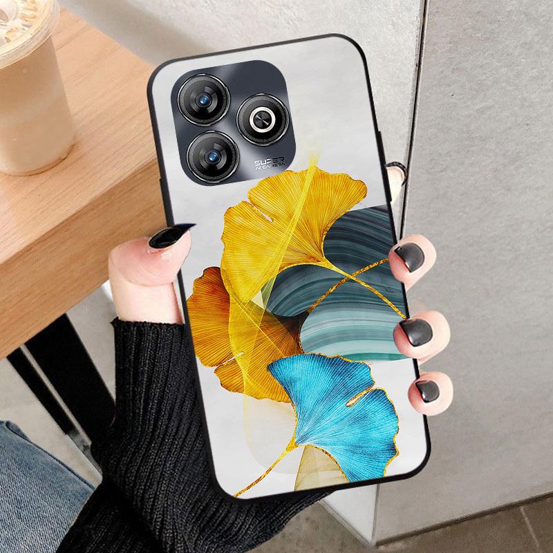 Für ZTE BLADE A75 4G Hülle Coque Luxus Stoßfest Weiches TPU Silikon Handyhülle Für ZTE BLADEA75 Fundas Capa Modehülle