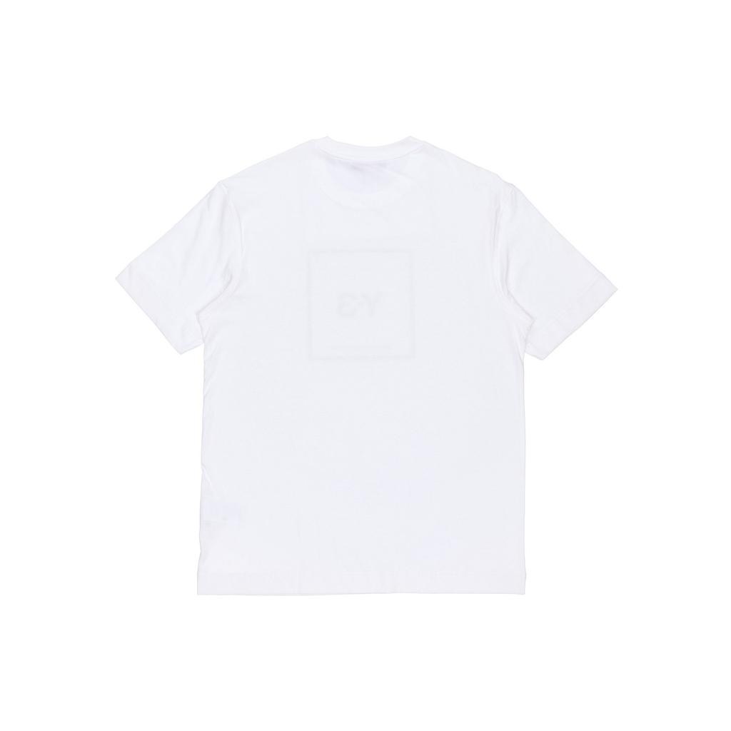 Y 3 T Shirts Unisex White Crew Neck Moderate Straight Fit GV6061