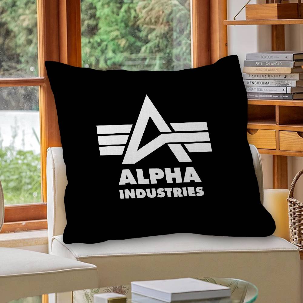 A-Alpha La I-Industries Logo Cushion Cover Car Throw Pillow Case For Sofa Car Christmas Gift 40X40Cm 45X45Cm