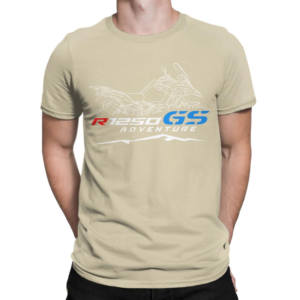 R1250gs Adventure Voor Motorrijders Motorfiets Nieuwigheid Grafisch 100% Katoen T-shirt Gs Shirts Tops Voor Unisex