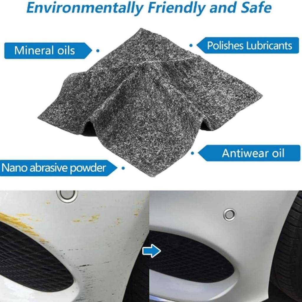 Car Scratch Cleaner Cloth Scratch Repair Cloth Nano Flash Cloth Car Paint Deep Scratch Repair Nano Glitter Fabric Car Polish
