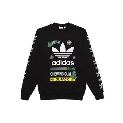 Originals Snowflake Pullover Crewneck Sweatshirt Men Tops Black FP7705