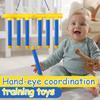 3 Adjustable Speeds Reflex Game Falling Sticks Catching Game Interactive Hand Eye Coordination Training Toy Party Gift