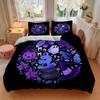 3pcs Ghost Pumpkin Halloween Ideas Print Cover Set Ultra Soft, Breathable, and Comfortable Bedding with Stylish Design for Bedroom and Guest Room