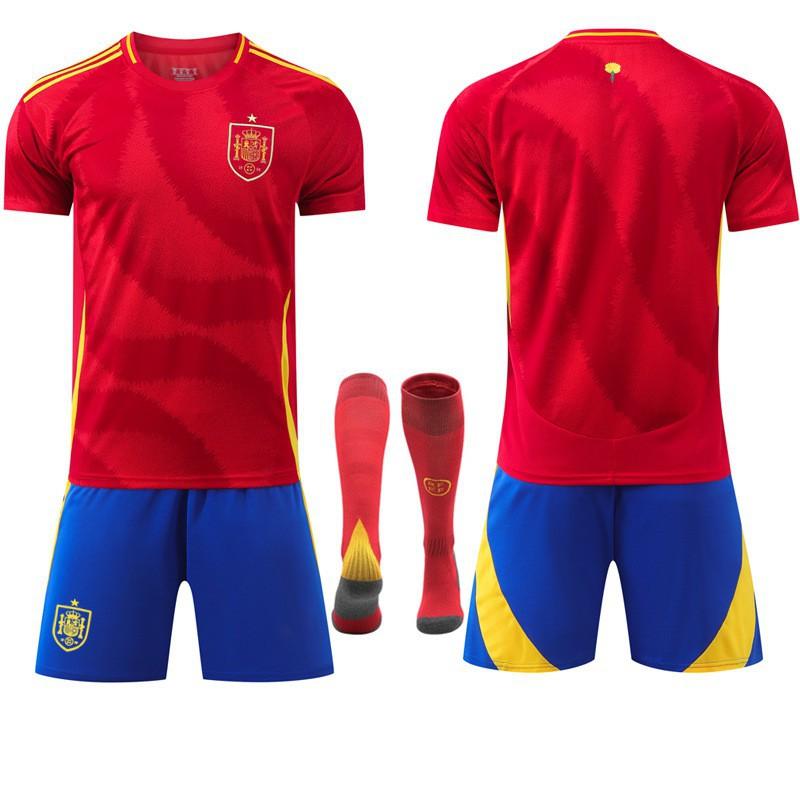 European Cup 7 Morata No. 19 Yamal 17 Nico Jersey Olmo Spanish Home Football