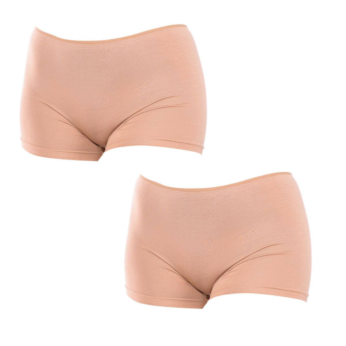 Pack-2 Pantaloncini in microfibra da donna Q-EN901 L beige