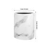 Double Layer Marble Texture Trash Can Plastic Waste Container Large Round Garbage Bin Decorative Wastebasket for Living Room