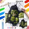 Disney Pintura a Óleo DIY Pintura Digital O Incrível Hulk Esmaga Arte de Parede para Decoração da Sala de Estar ou Hall de Entrada.