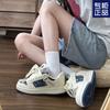 2025 Frühling und Herbst neue Retro Hongkong-Stil Brotschuhe Damenmode Trend vielseitige lässige Board-Schuhe Studenten Denim Canvas Schuhe