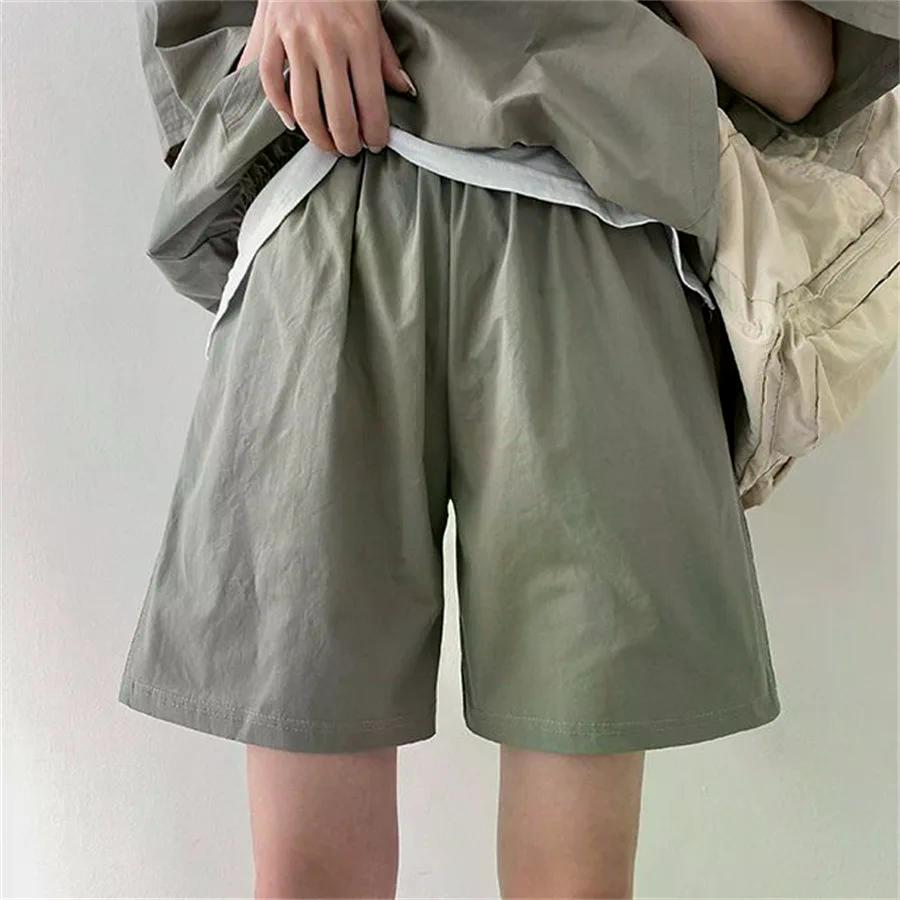 Women's 2 Pieces Sets Sweat Suit Summer Shorts T-shirt Hooded Loose Sports Tracksuit Training Bottom Suit Korean Style