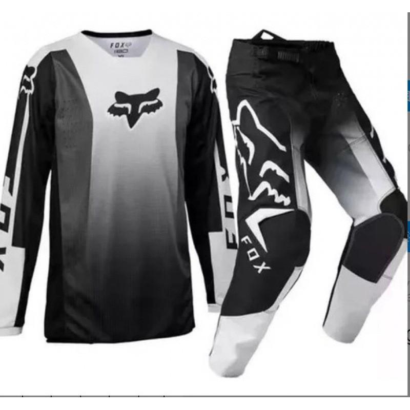 Men Women Mountain Bike Downhill Jersey Set Breathable Quick Dry Cycling Apparel Riding