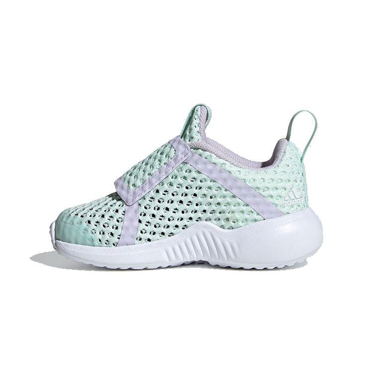 Adidas Fortarun Summer Cushioning Durable Breathable Low-Top Walking Shoes Baby Shoes Green EF9704