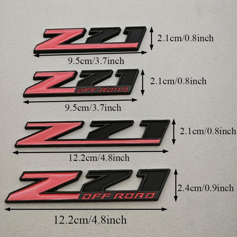 3D Metal Car Styling Logo Z71 Z71 OFF ROAD Badge Emlem Sticker For Chevrolet Tahoe Colorado Cheyenne Chevy Silverado Accessories