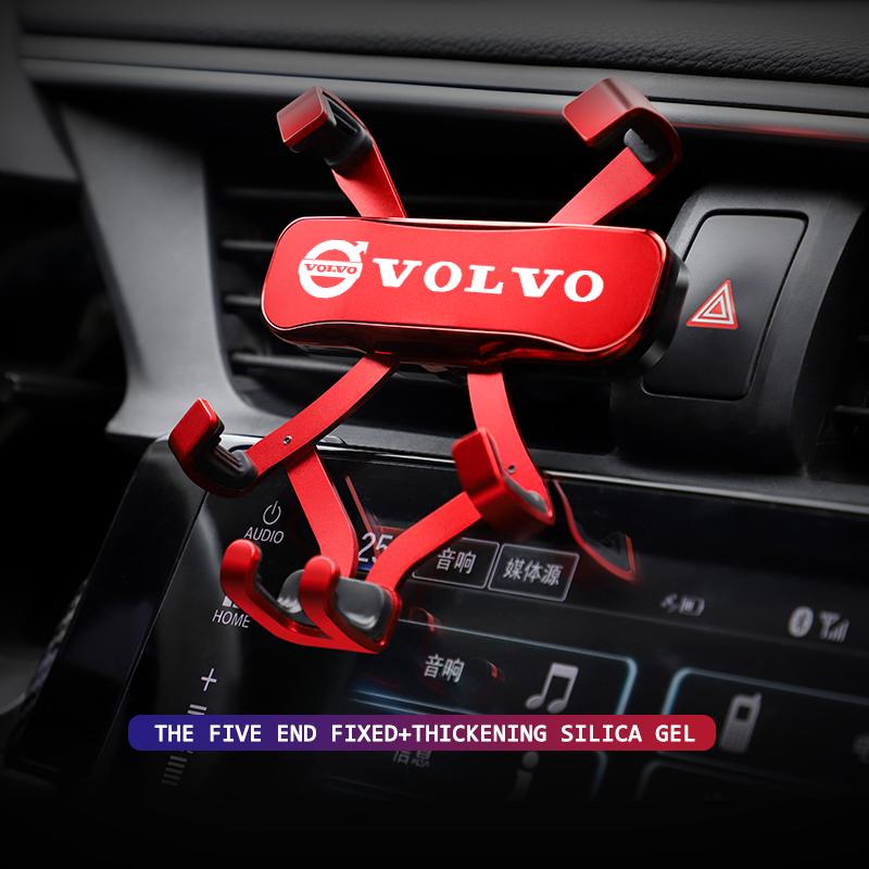 Supporto per Telefono Auto Interno Supporto Cellulare Staffa Fissa GPS Per Volvo XC90 V90 V60 XC60 V40 S80 S60 S90 C40 XC40 V70 XC70 C30 C70