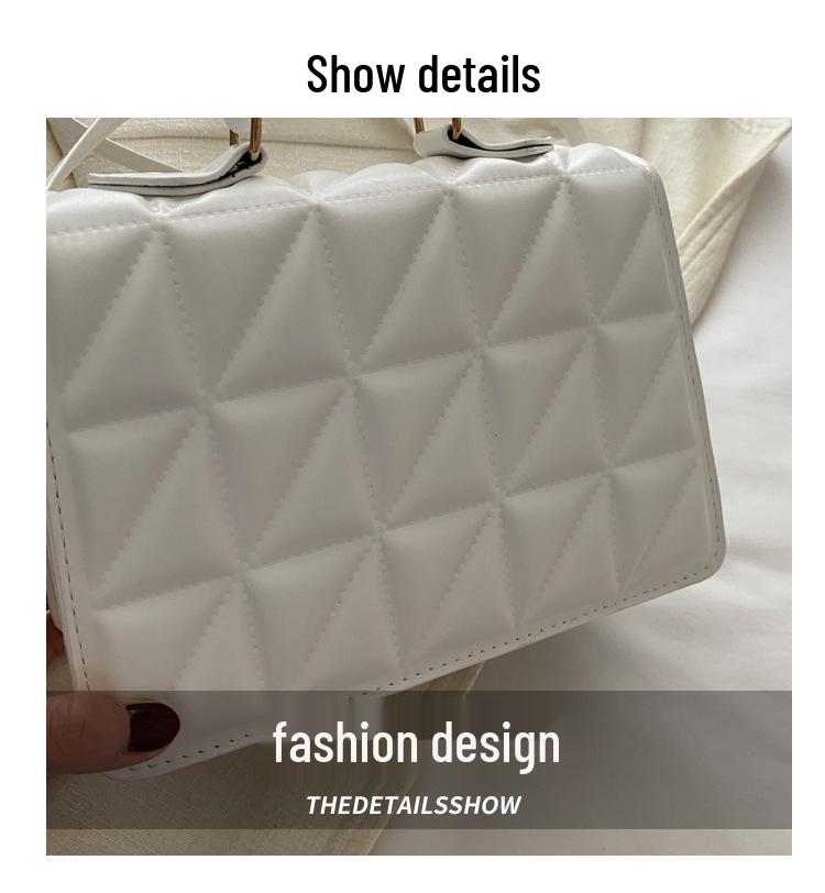 Solid Color Women's Crossbody Bag - 2024 Spring/Summer Fashionable Versatile Single Shoulder Bag