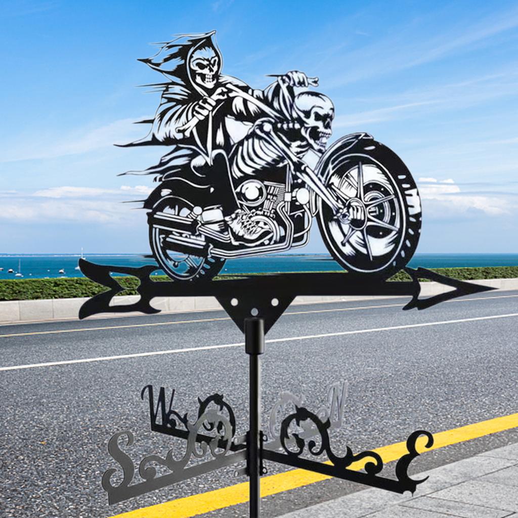 Decorative Iron Weather Vane Weathervane Perfect for Roofs and Outdoor Garden Courtyard Decoration Wind Direction Tool