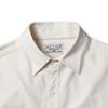 Bancheu Bgs Chambray Selvedge Cotton Work Shirt - Ecru