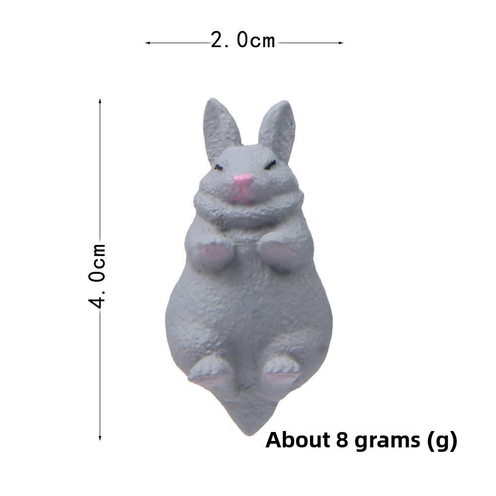 Japanese Cartoon Resin Bunny Magnet Refrigerator Decor For Kids And Home