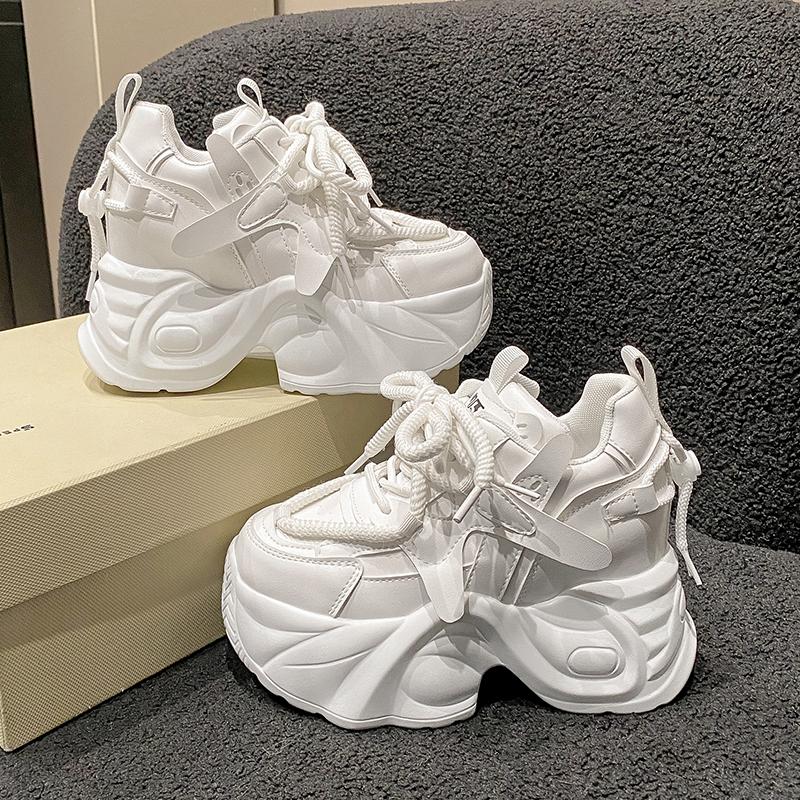 Fashion 10.5CM 2024 Women Run Star Sneakers High Top Platform Women Sports Shoes White Black Casual Fashion Shoes Vulcanized Shoes Feme