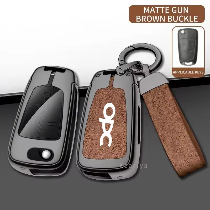 Car TPU Zinc Alloy Key Case Bag For Opel OPC Insignia Astra J H Vectra Combo Corsa D Mokka Zafira Car Key Chain Metal Key Shell
