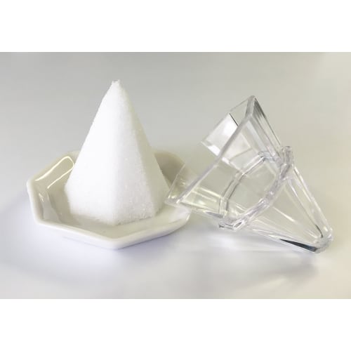 Octagonal Salt Mounding Kit (Mounding salt cone and 5 octagonal plates) for creating sturdy octagonal pyramids