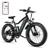 HITWAY BK9S Electric Mountain Bike 26inch Full Suspension Ebike with 48V 15Ah Battery