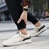 2022 Neueste Luxus Herren Plateau-Sneakers Atmungsaktive Echtleder Laufschuhe Herren Freizeit Reise Bequeme Freizeitschuhe